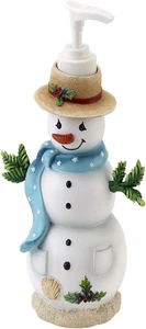 Avanti Linens - Pompa Lozione, Dispenser Sapone in Resina, Decorazioni Natalizie (Coasta - Foto 1 di 11