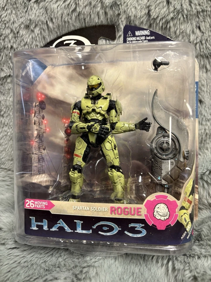 Halo 3 Spartan Soldier Rogue Olive  McFarlane Series 3  - NIB - Image 1 of 2