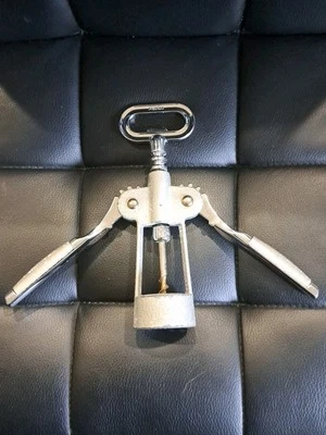 Abridor de botellas de vino vintage PEDRINI Italia ala de acero inoxidable tornillo de corcho Foto 1 de 4