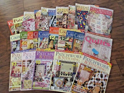 Lot of 25 Australian Quilt Books Patchwork & Quilting, Country Threads & More - Image 1 of 4