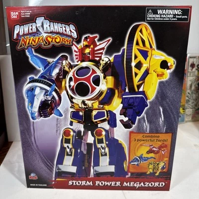 Power Rangers Ninja Storm, Storm Power Megazord Vintage 10481 Action Figure Box - Image 1 of 4