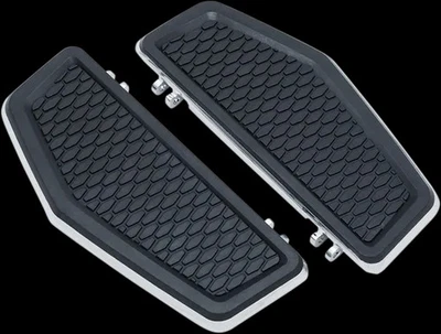 Juego de tablas de piso Kuryakyn cromadas hexagonales Fat Boy 90-17 Foto 1 de 4