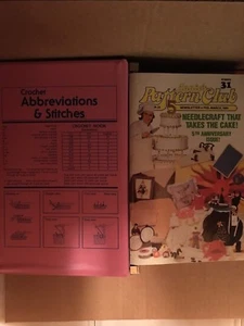 VTG ANNIE'S Pattern Club Issues #31-40 Feb-Mar 1985-Aug-Sept 1986  w/notebook - Bild 1 von 3