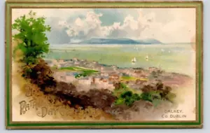 POSTKARTE ST. PATRICKS DAY DALKEY COUNTY DUBLIN - Bild 1 von 2