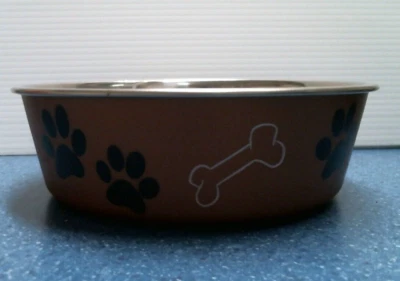 Bella Bowl Medium Copper  Dog Bowl   (7451) FS - Image 1 of 4