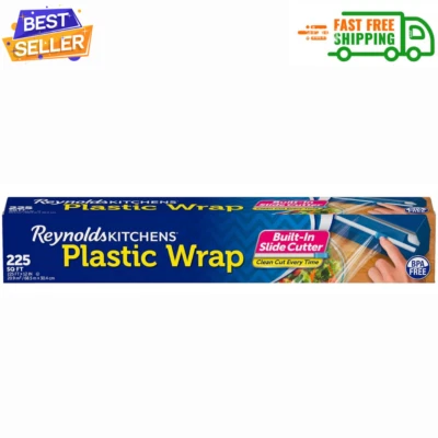 Envoltura de plástico de corte rápido para cocinas Reynolds 225 pies cuadrados *ENVÍO GRATUITO Foto 1 de 4