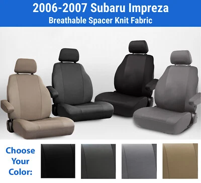 Fundas de asiento de malla fresca para Subaru Impreza 2006-2007 Foto 1 de 4
