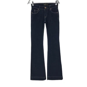 SUPERTRASH Women Blue Regular Bootcut Fit Jeans Size W25 L34 - Picture 1 of 10