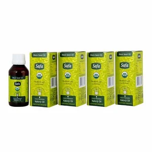 Safa Black seed/Kalonji Oil, Organic, Cold Pressed, (Nigella Sativa) Pack of 4,  - Picture 1 of 3