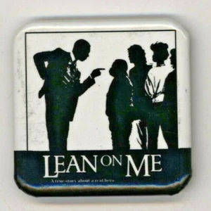 1989 Lean On Me Film 2" Pinback Button - Picture 1 of 1