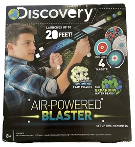 Discovery Kids Air Powered Blaster Launches up to 20 Feet NEW Open Box!! - Picture 1 of 3