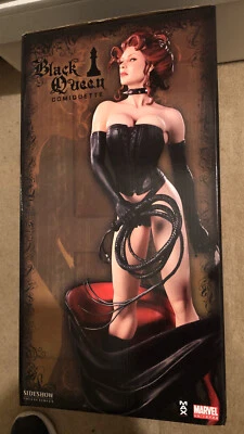 黑皇后独家漫画雕像 #219/850 Sideshow 完好带盒 Adam Hughes — 第 1/4 张图片