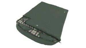 Outwell Camper Lux Double Camping Sleeping Bag - Green - Picture 1 of 8