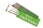 Humbrol AG4050 Coloro Paint Brushes Sizes 00,1,4,8 
