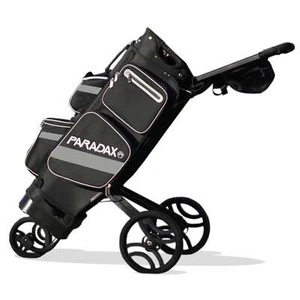 Paradax AI-1 All-In-One Golf Bag with Built-in 3-Wheel Push Cart - Black | MaxSt - Picture 1 of 27