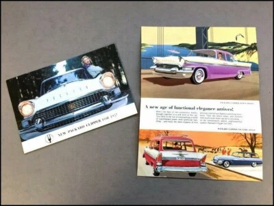 1957 Packard Clipper Original Vintage Car Sales Brochure Folder Foto 1 de 3