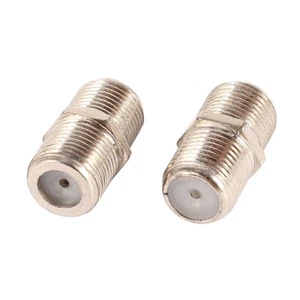 2Pcs F genre femelle à femelle prise de courant Coax antenne câble RF Connecteur - Afbeelding 1 van 1