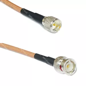 RG142 Silber Mini UHF Stecker auf BNC STECKER Koax RF Kabel USA Posten - Bild 1 von 1
