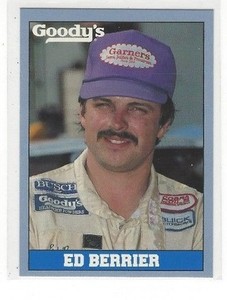 1992 TRAKS GOODY'S INVITATIONAL SERIES NASCAR RACING ED BERRIER #16