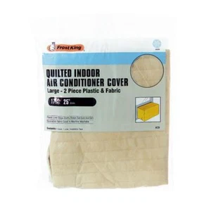 (3) Thermwell Frost King 18" x 25" Rectangle Quilted Beige Air Conditioner Cover - Picture 1 of 1