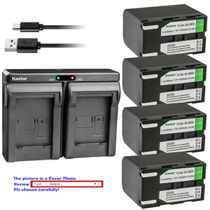 Kastar Battery Dual USB Charger for Samsung SB-LSM320 Samsung VP-D355 Camcorder - Picture 1 of 11