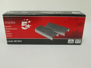 2 boxes of 5000 5 Star 19 1/4 (code 581351) Staples - Picture 1 of 1