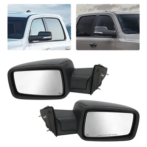 Rearview Mirror Front Left & Right Side For Dodge Ram Rear Mirror 2013-2018 2019 - Picture 1 of 22