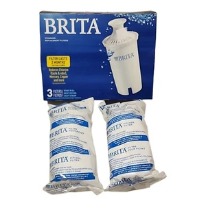 Brita Water Pitcher Standard Replacement Filters White Open Box 2 Filters Only - Picture 1 of 9