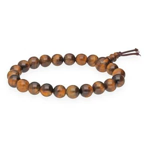 Tigerauge Powerarmband Kugel-Armband Edelstein Beads Perlen Buddah 8 mm - Bild 1 von 2