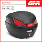 Suitcase/Bauletto Givi Monolock B27NMAL Universal - Black/Reflectors Red