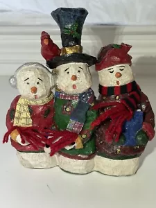 Snowman Carolers Cedar Creek Collection Household Christmas Tabletop Decoration - Picture 1 of 3
