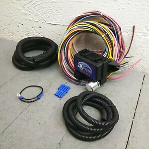 1958 - 1960 Full Size Car 8 Circuit Wire Harness fits painless update fuse Kic