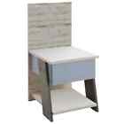Fmd Bedside Table With 1 Drawer 342X39x69 Cm Sand Oak