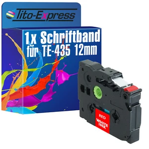 1x Schriftband für Brother TZe-435 P-Touch 1000 1000 BTS 1000 F 1005 BTS 1005 F - Bild 1 von 2