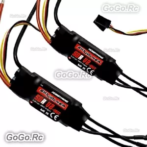 2x Hobbywing Skywalker 2-4S 50A V2 UBEC Brushless ESC With 5V5A BEC For RC Model - Picture 1 of 12