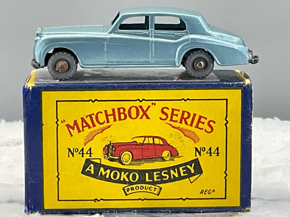 Moko Lesney Matchbox #44 ARolls Royce Silver Cloud años 50, N, como nuevo en caja B5 Ori,. Foto 1 de 4