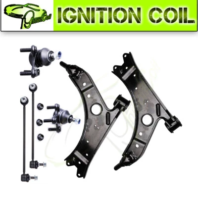 Nuevo kit de suspensión de 6 piezas brazos de control delanteros + rótulas para Audi A3 2006-2009 Foto 1 de 4