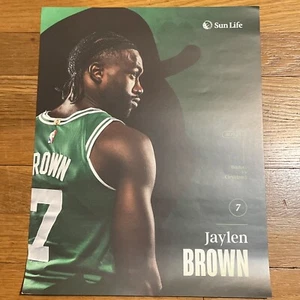 Boston Celtics Game Day Poster vs Cleveland Cavaliers 11-19-2024 Jaylen Brown - Picture 1 of 7