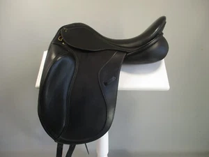 Trainers Jessica Deluxe Monoflap Dressage Saddle 17.5" - Picture 1 of 14