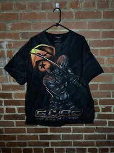 Vintage 2009 G.I. Joe All Over Print Shirt Gr. 2XL The Rise Of Cobra AOP schwarz - Bild 1 von 7