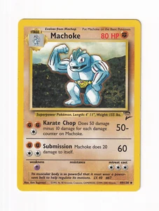 Machoke 49/130 Base Set 2 Uncommon Pokemon Karte WOTC Vintage Heavy Played HP - Bild 1 von 2