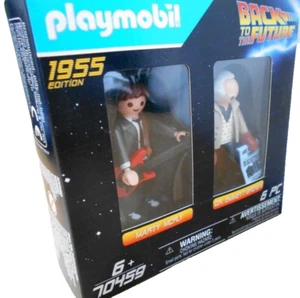 Back to the Future Marty Mcfly Dr Emmet Brown boxed movie figures playmobil - Picture 1 of 3
