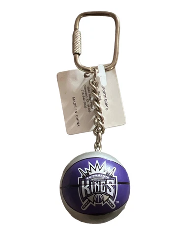 Vintage 80s NBA Basketball Sacramento Kings Lil' Sports Brat Keychain Cover