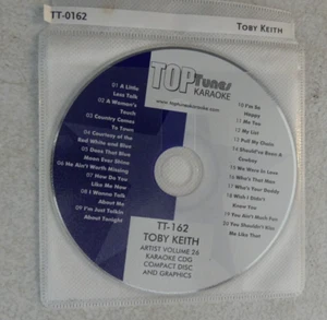 Top Tunes Karaoke The Hits of Toby Keith TT-162 - Picture 1 of 2