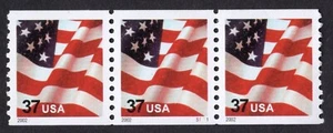 Scott #3631 Waving Flag Plate Number Coil (PNC3) of 3 Stamps - MNH P#S1111 - Picture 1 of 1