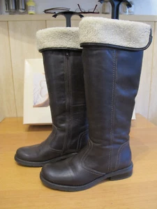 Bama Damen Stiefel Gr. 37 weiches echtes Leder braun mit warm Futter wie NEU - Bild 1 von 8