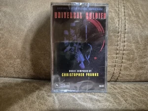 Universal Soldier Motion Picture Soundtrack Cassette Sealed Christopher Franke - Picture 1 of 4