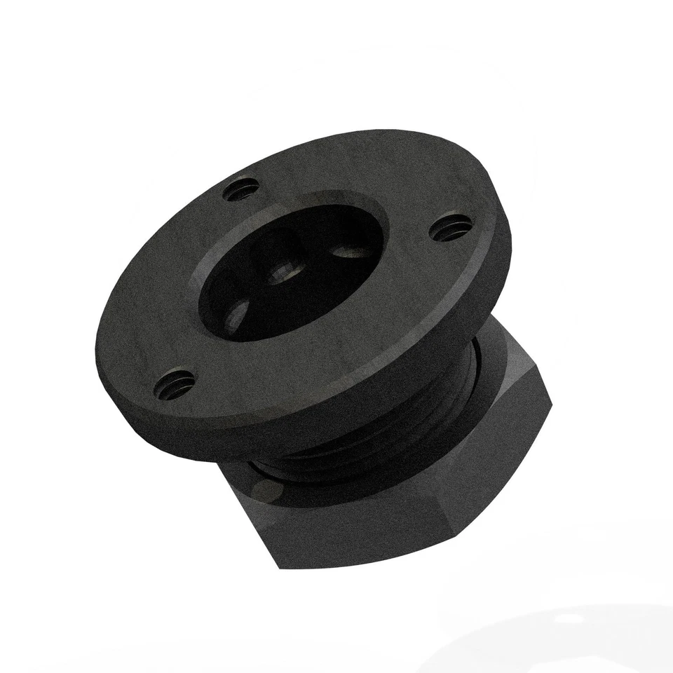 Base con brida no giratoria GrovTec EE. UU., negra, herrajes para eslinga de pistola GTHM196 Foto 1 de 1