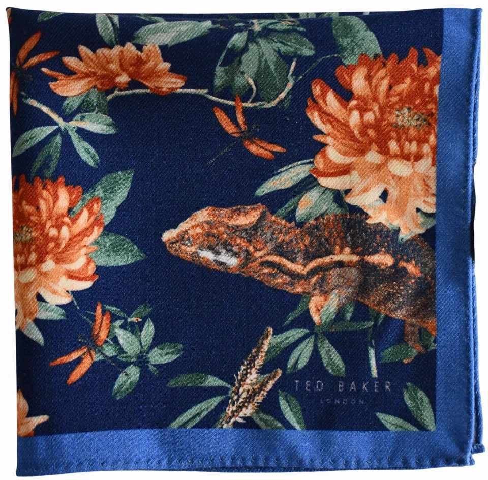 NUEVO PAÑUELO CUADRADO DE BOLSILLO TED BAKER London 100 % lana Foto 1 de 4