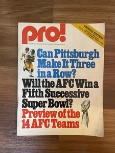 Pro! Football Magazine August 22, 1976 Minnesota Vikings Vs Cincinnati Bengals - Picture 1 of 3